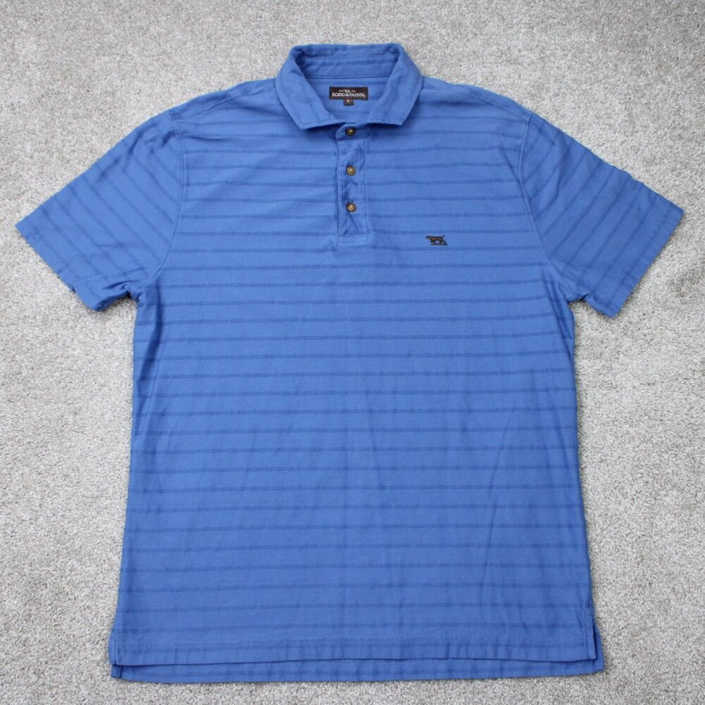 Rodd & Gunn Polo Shirt Mens‎ Large Blue Hays Basin 100% Cotton Short Sleeve
